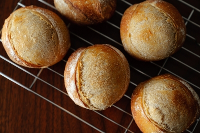 銅板で焼いたハードパン